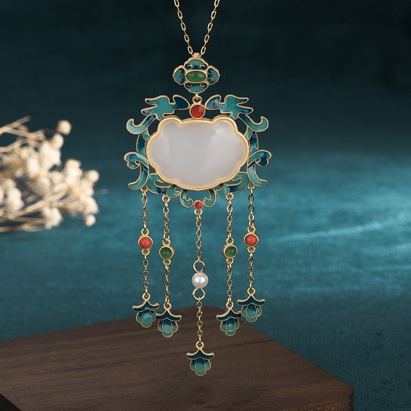 Feng Shui Ruyi Bag Happiness Necklace