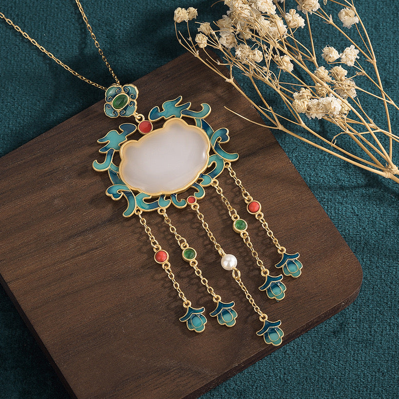 Feng Shui Ruyi Bag Happiness Necklace