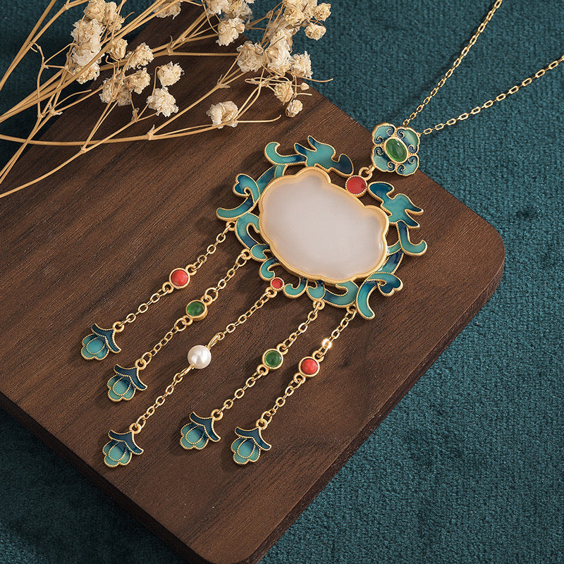 Feng Shui Ruyi Bag Happiness Necklace