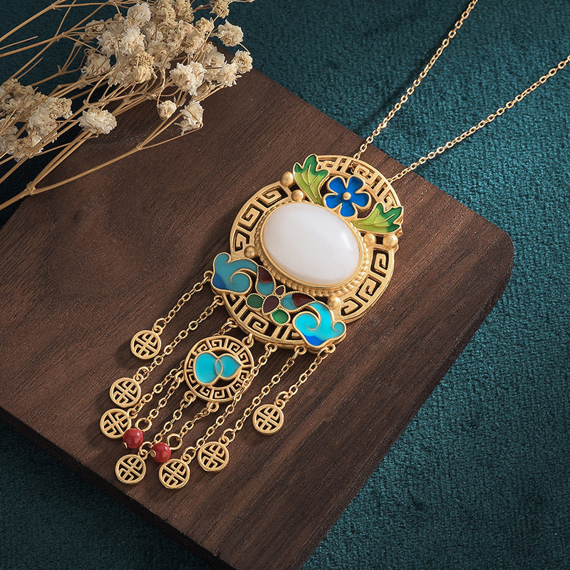 Feng Shui Tassel Gourd Auspicious Necklace