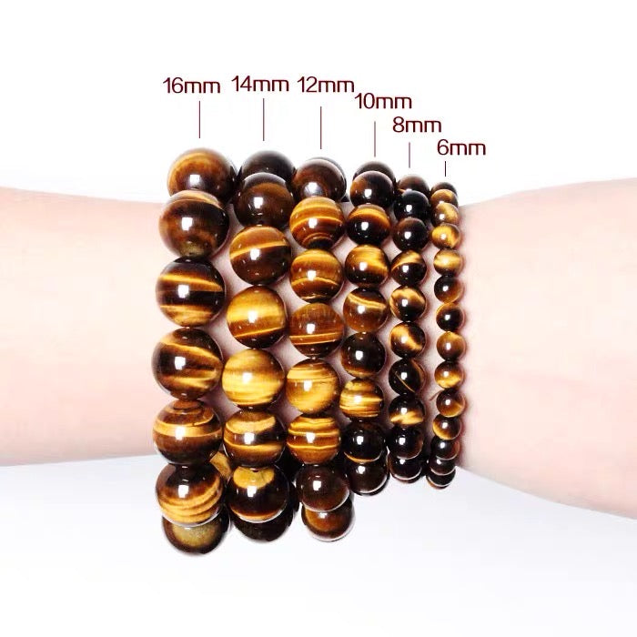 Mantra Tiger's Eye Lucky Bracelet
