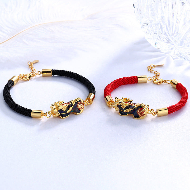 Lucky Rope Changing Color Pixiu Bracelet