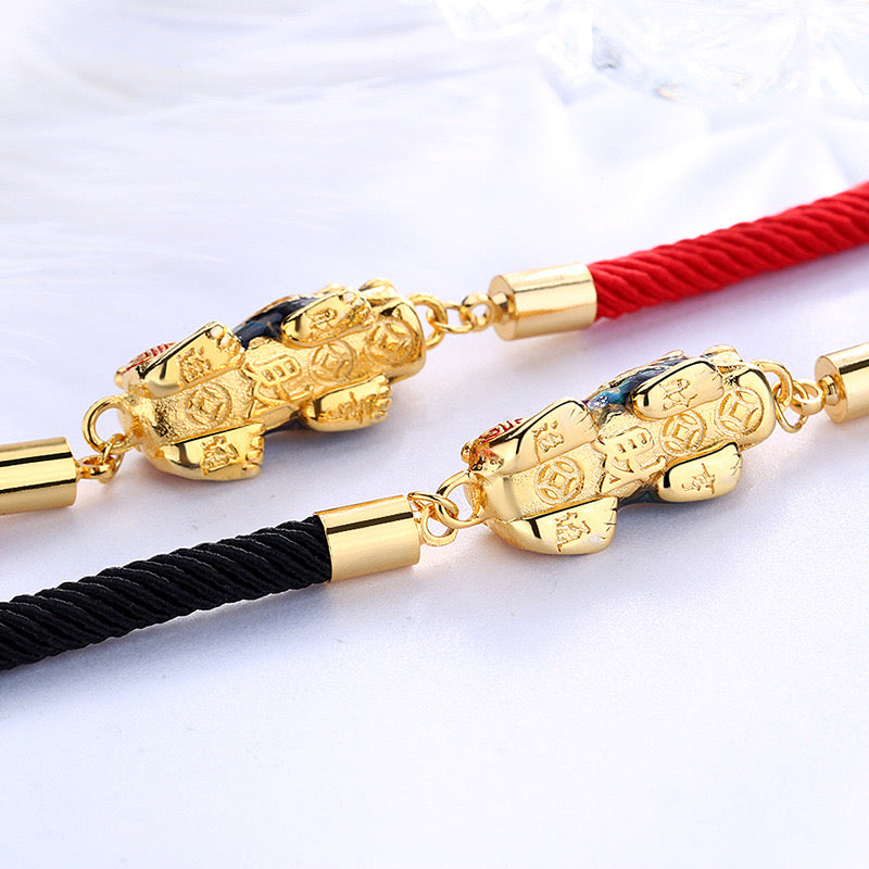 Lucky Rope Changing Color Pixiu Bracelet