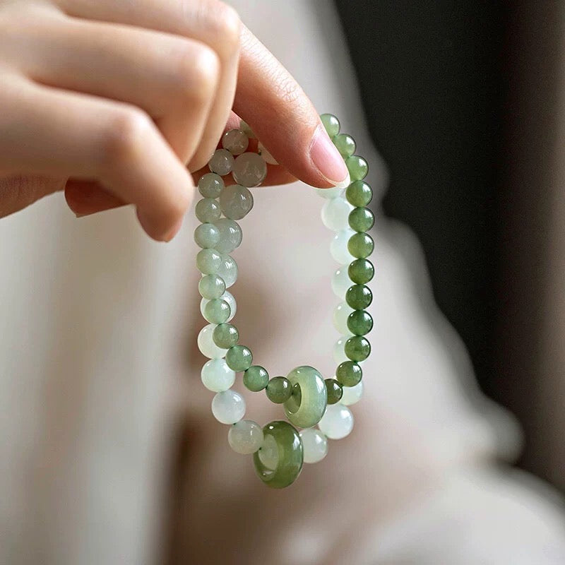 Natural Hetian Jade Protection Bracelet