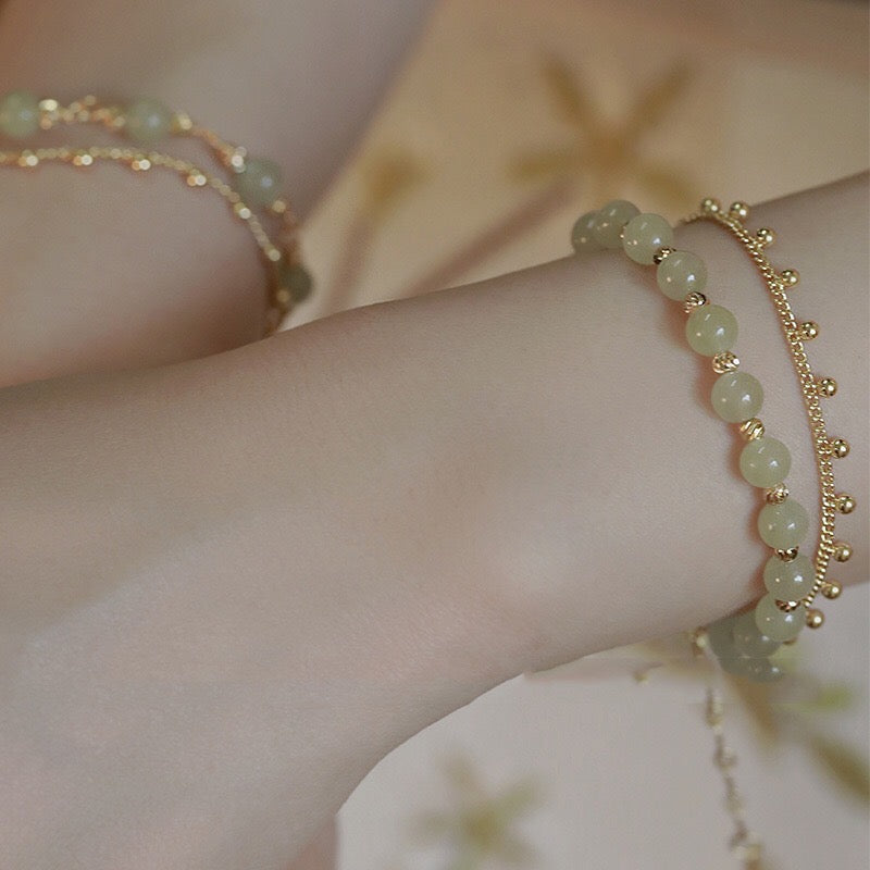 Natural Green Jade Bracelet - Special