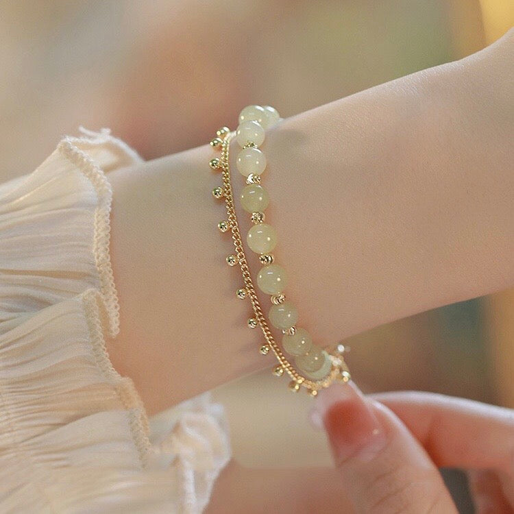 Natural Green Jade Bracelet - Special