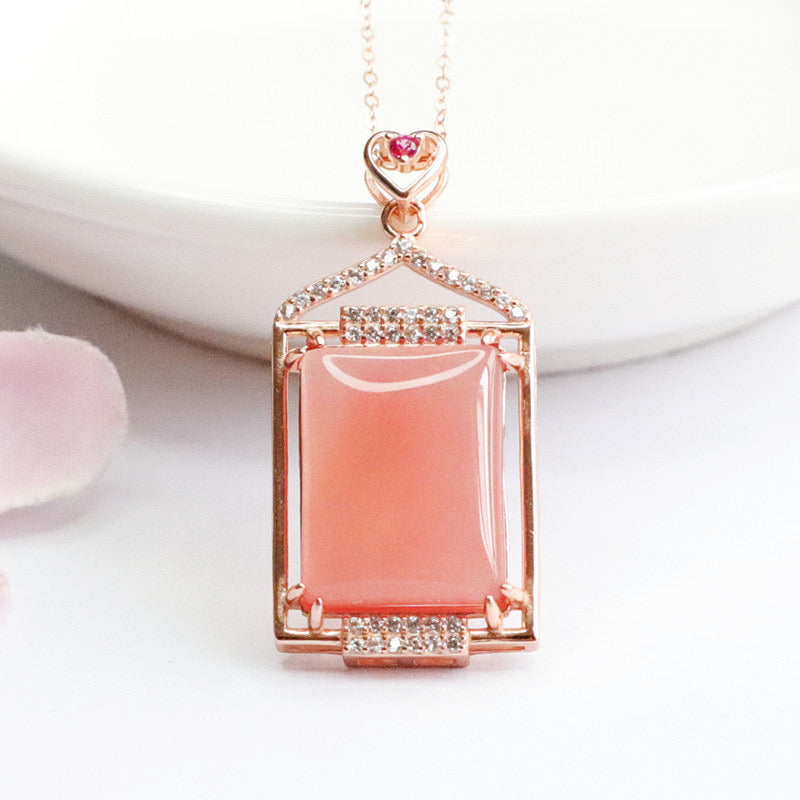 Natural Yanyuan Agate Healing Pendant