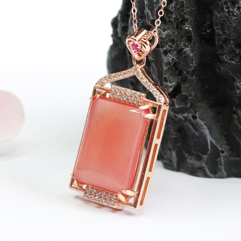 Natural Yanyuan Agate Healing Pendant