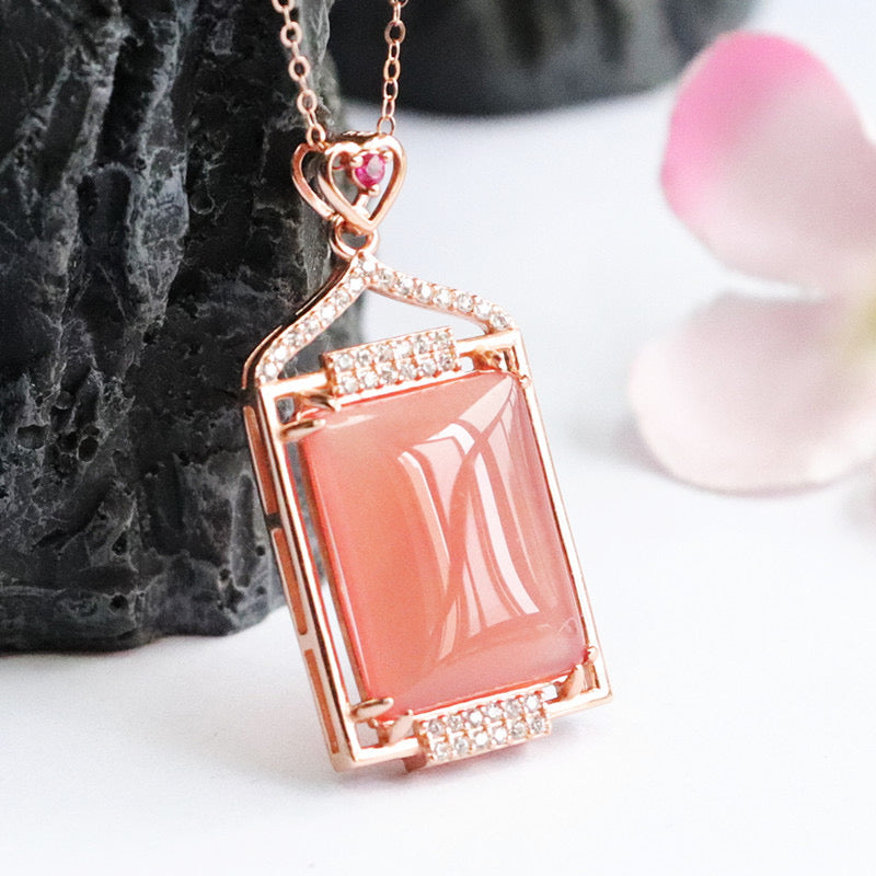 Natural Yanyuan Agate Healing Pendant