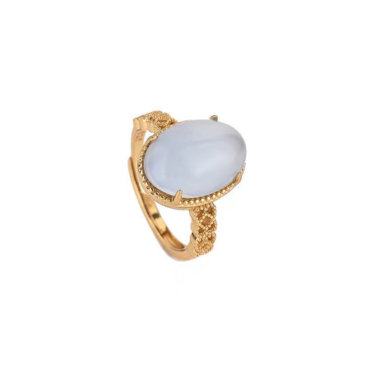 Chalcedony Lucky Ring